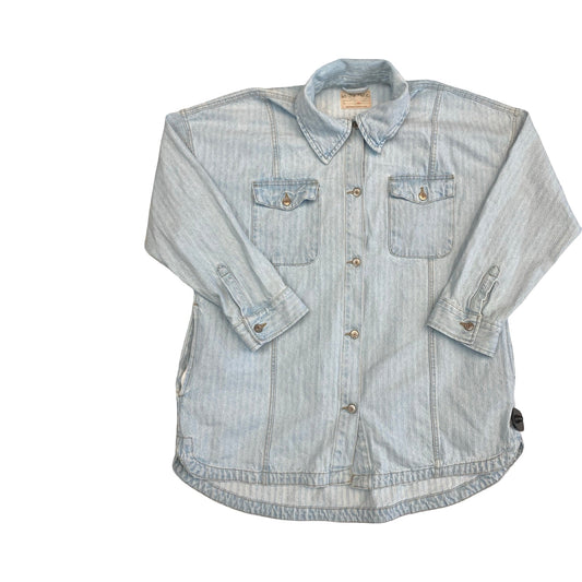 Jacket Denim By We The Free In Blue Denim, Size:Xl