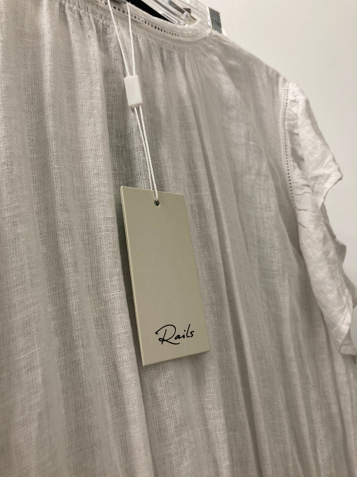 Dress Casual Midi By Rails In White, Size:1X