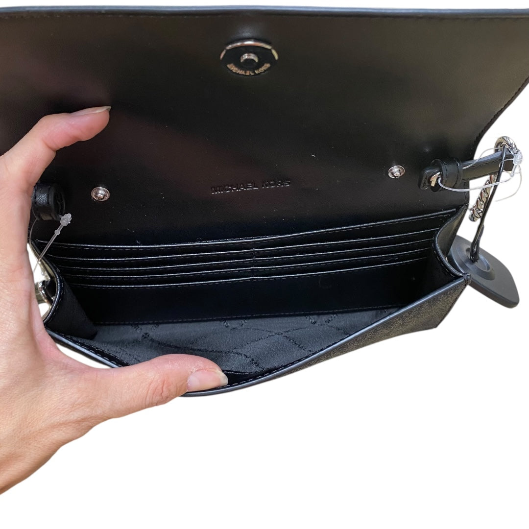 Handbag Designer By Michael Kors In Black & Grey, Size:Small