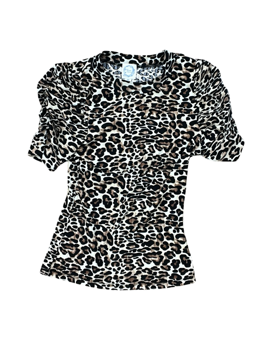 Top Ss By Blue Rain In Animal Print, Size:M