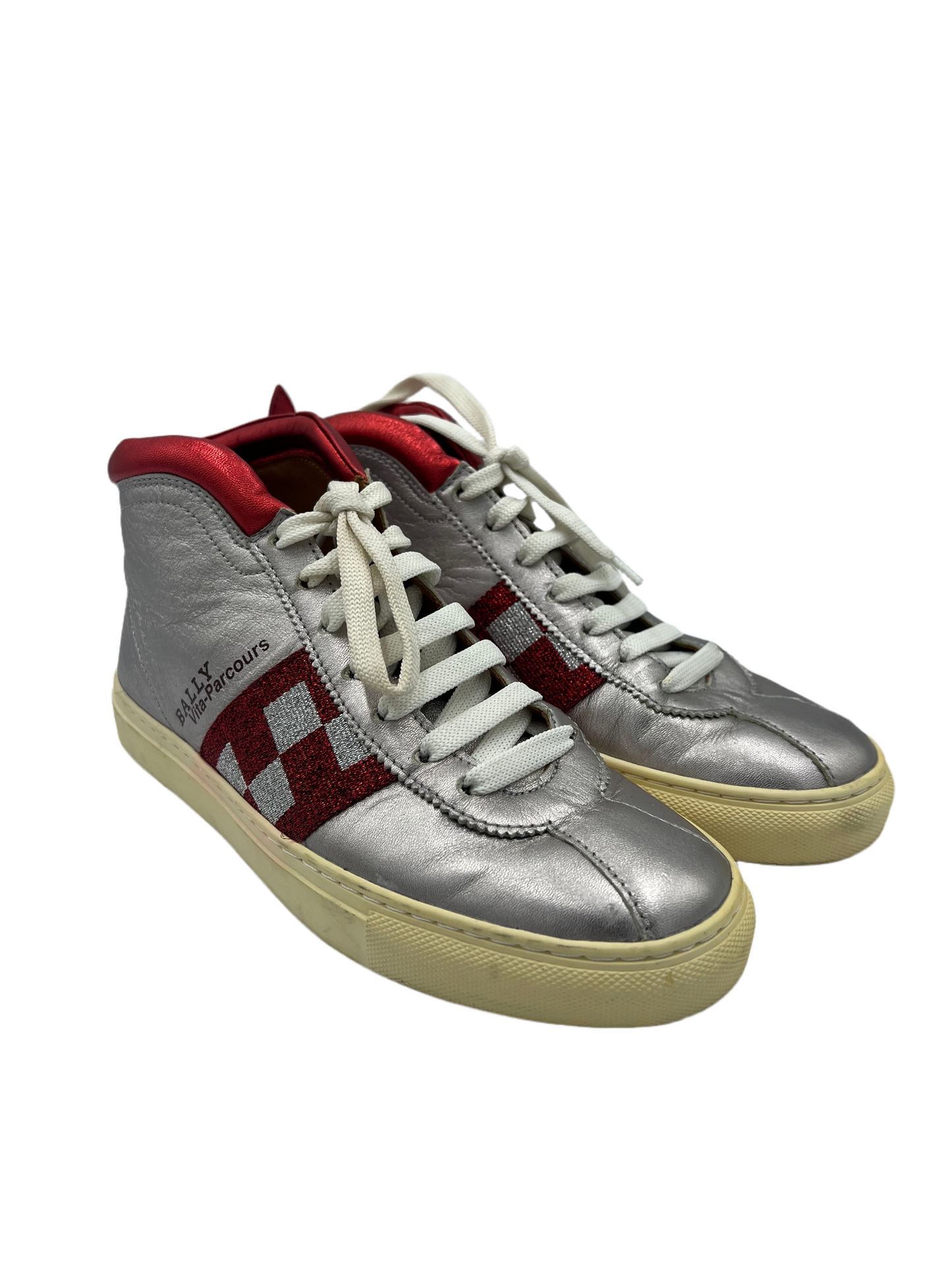 Bally Vita Parcour High-Top Sneakers Designer  Size: 6