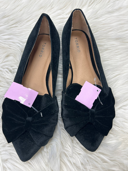 Shoes Flats By Torrid In Black, Size:10