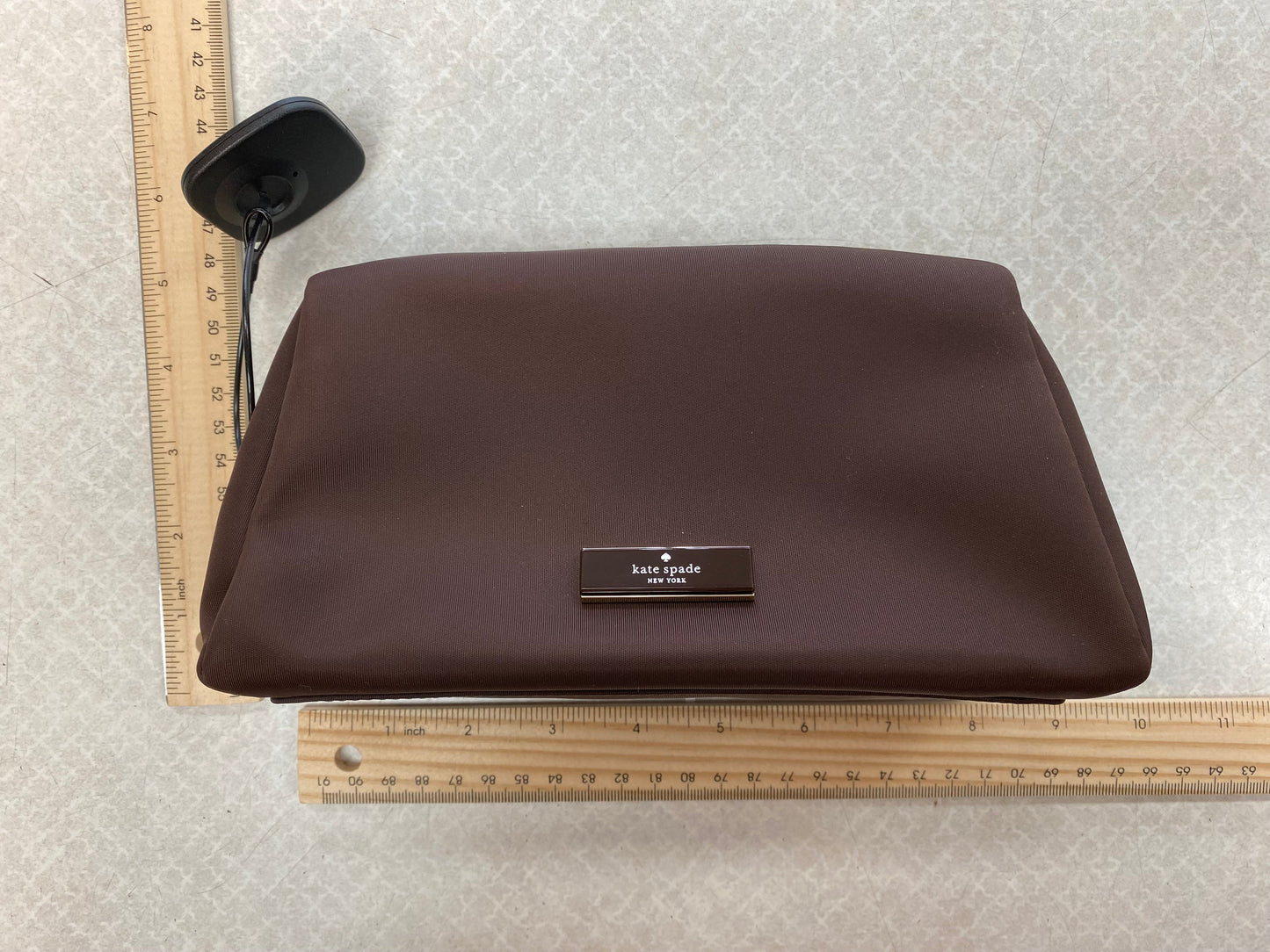 Makeup Bag Designer By Kate Spade In Brown, Size:Medium