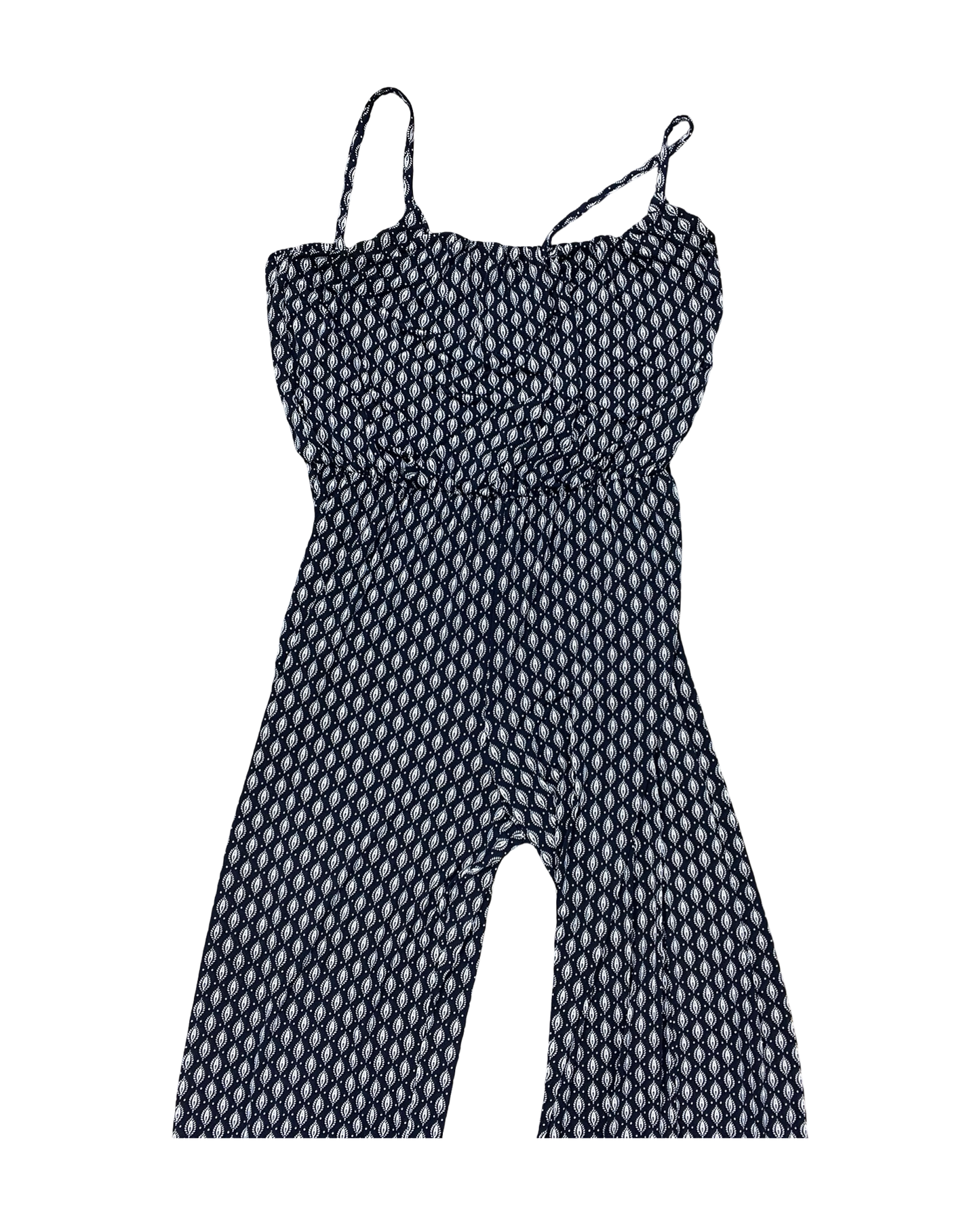 Jumpsuit By Kaileigh In Blue & White, Size:Xl