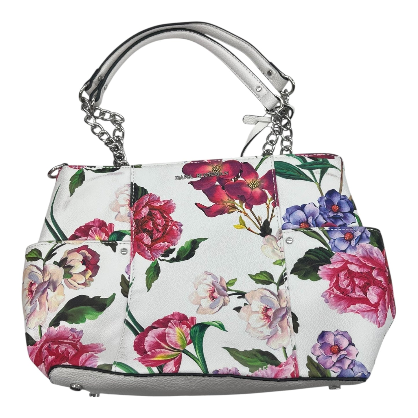 Handbag By Dana Buchman In Floral Print, Size:Medium