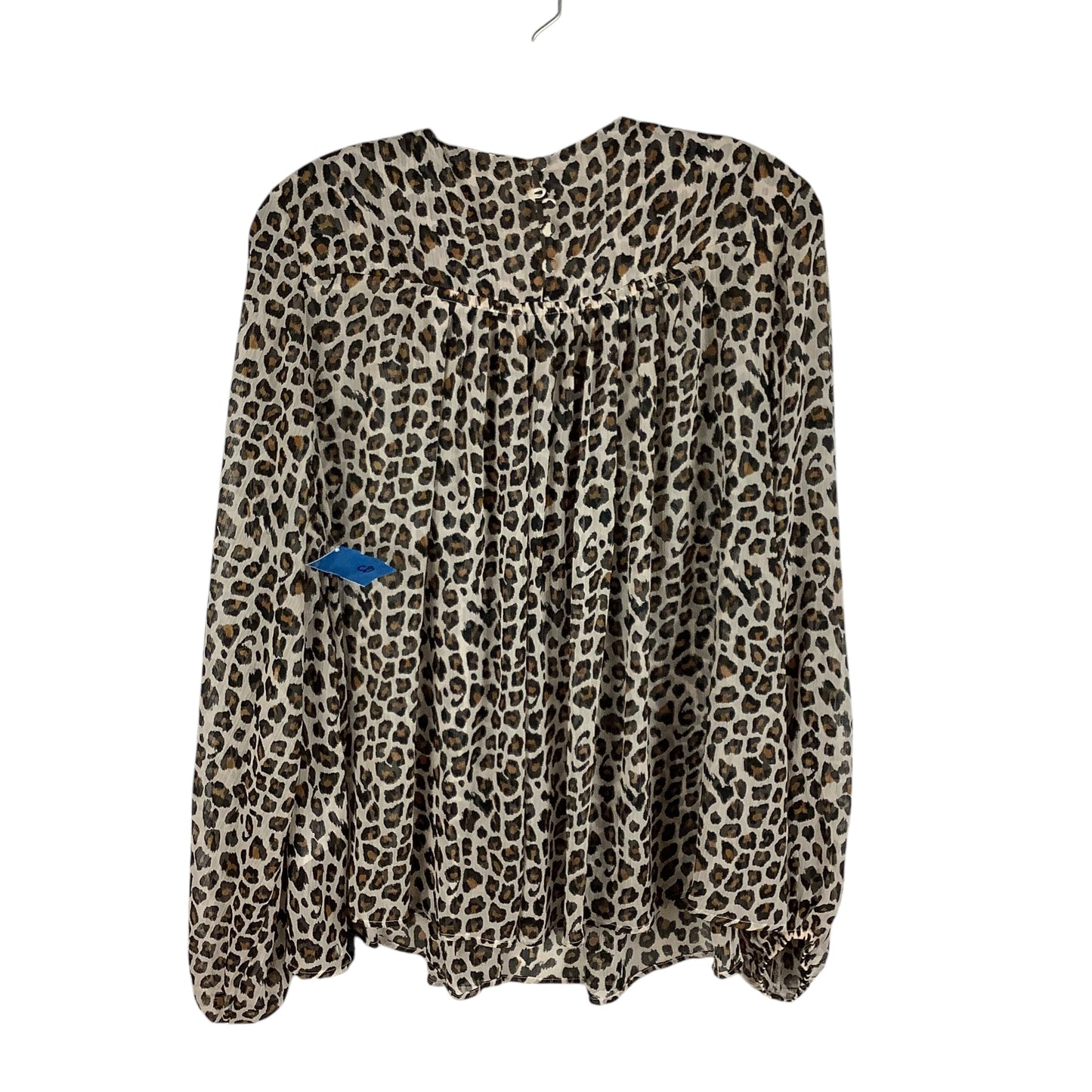 Top Long Sleeve By Maeve In Animal Print, Size: M