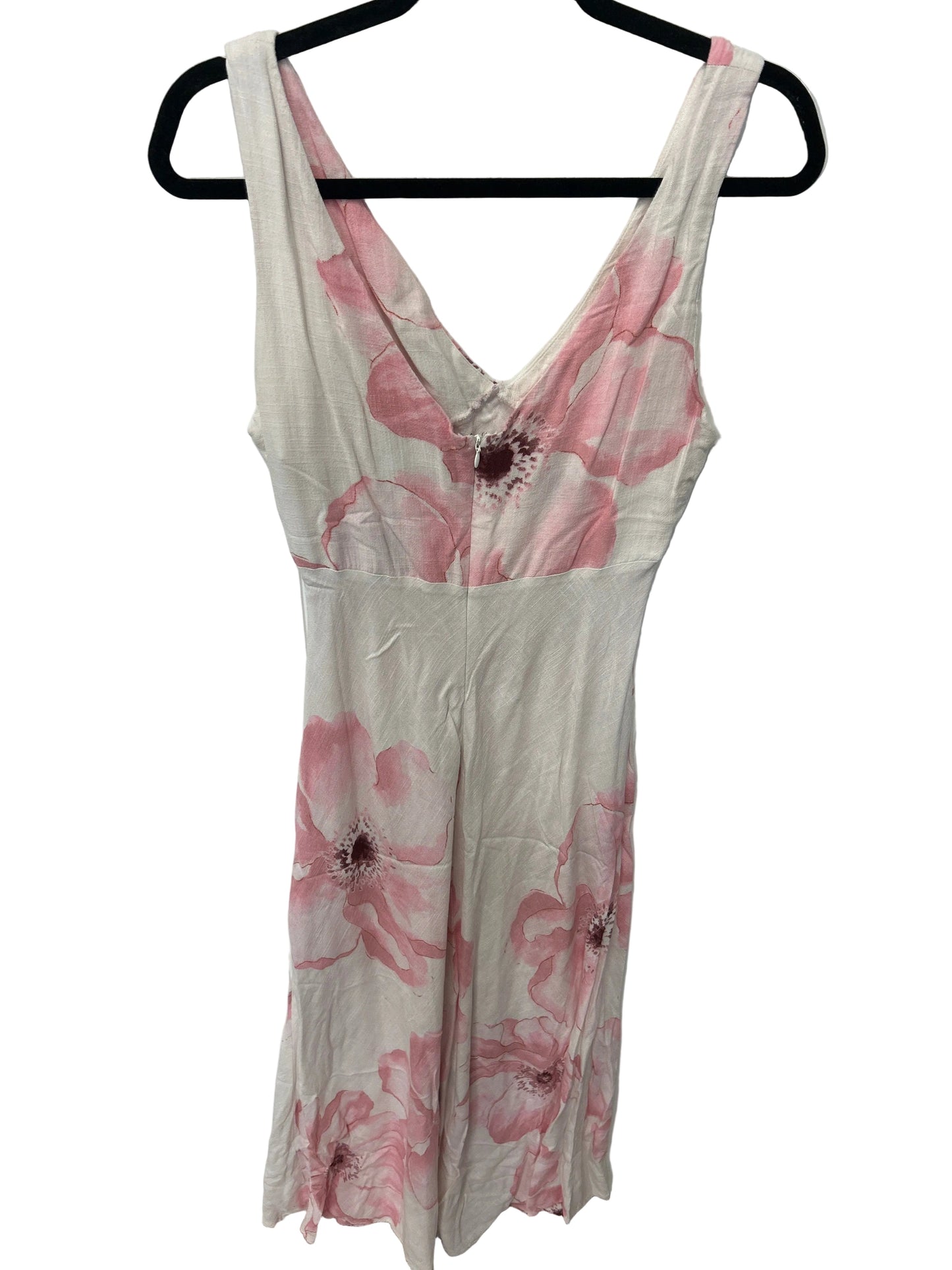 Dress Casual Maxi By Cmc In Pink & White, Size:M