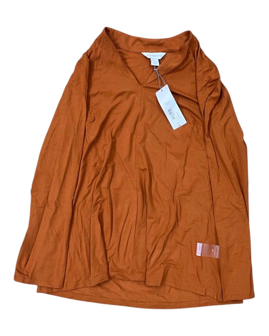 Top Ls By Liz Claiborne In Orange, Size:M