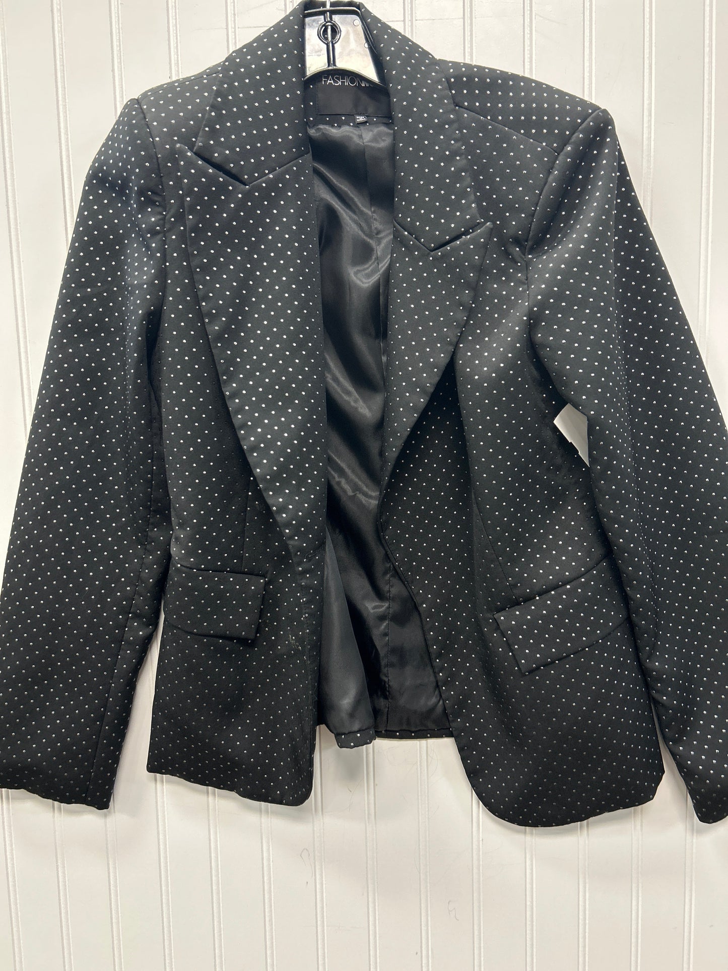 Blazer By Fashion Nova In Black, Size:M