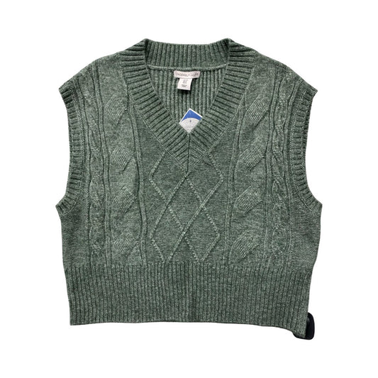 Vest Sweater By Sincerely Jules In Grey, Size:S