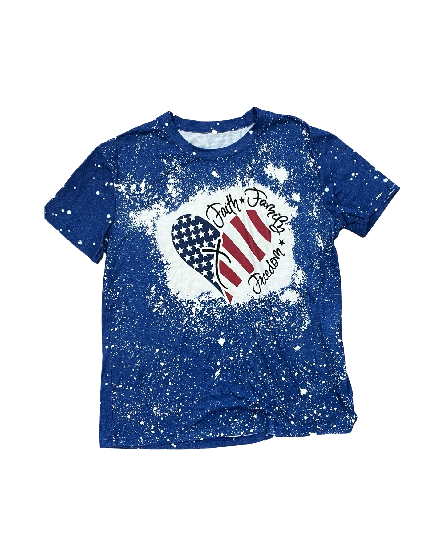Top Ss By Clothes Mentor In Blue Red & White, Size:L