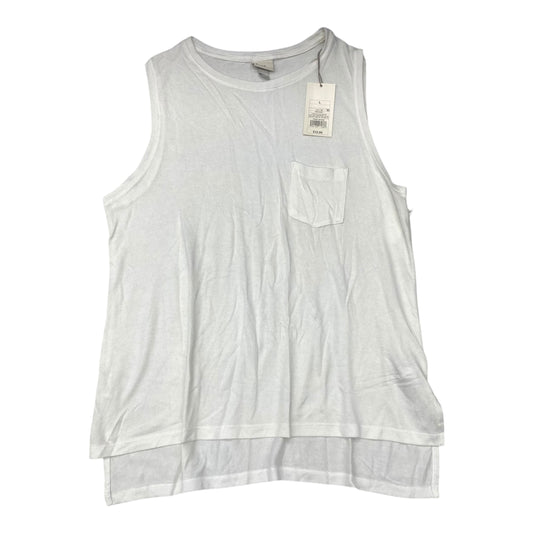 Top Sleeveless By A New Day In White, Size:L
