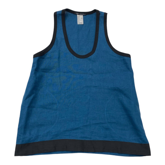 Top Sleeveless By Cmb In Black & Blue, Size:Xl