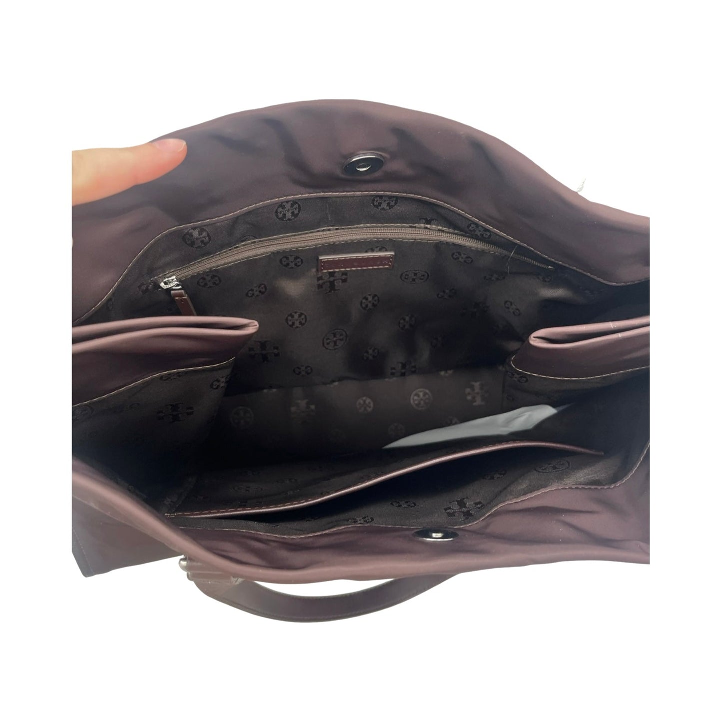 Tote Designer By Tory Burch In Purple, Size:Large