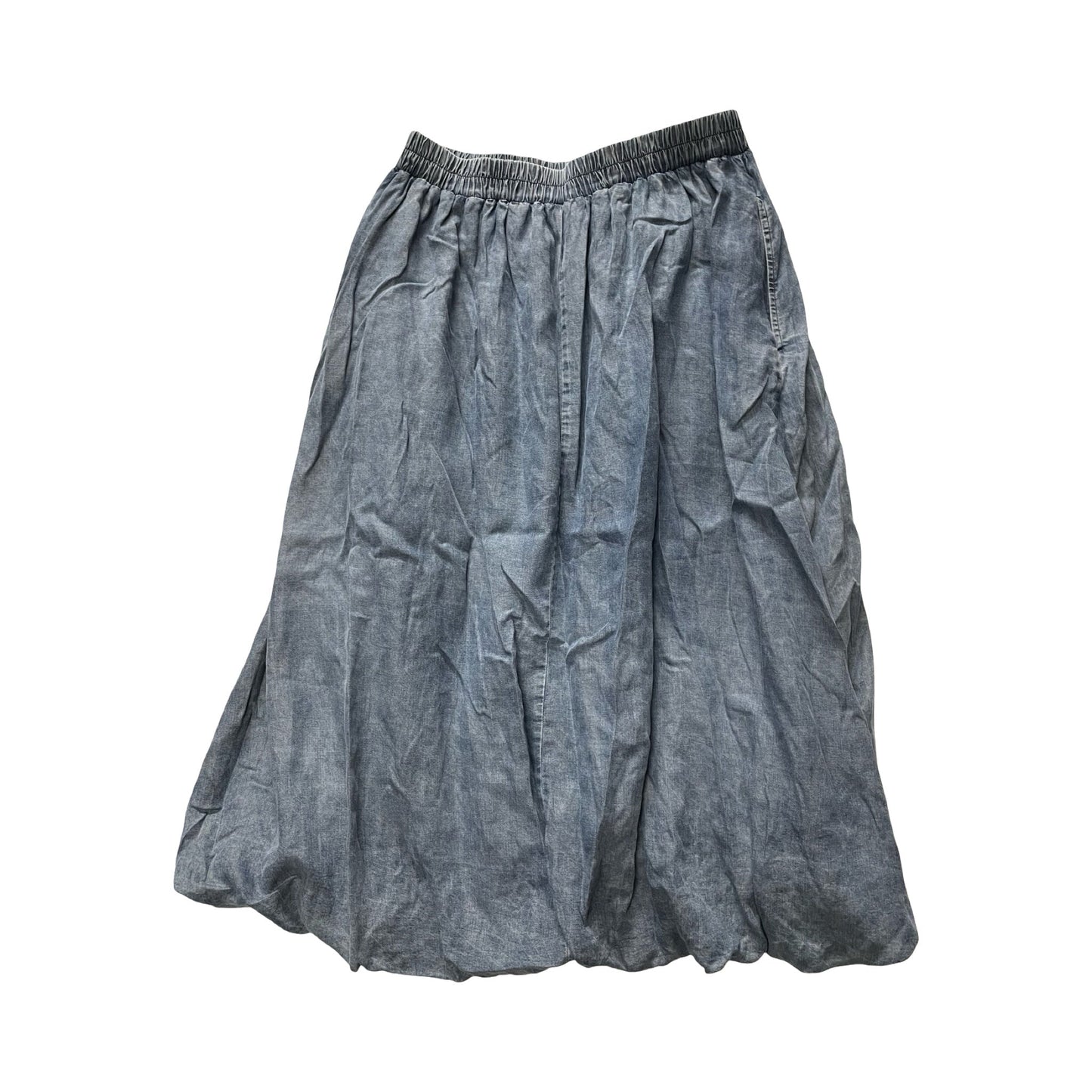 Skirt Midi By Cmc In Blue Denim, Size:S