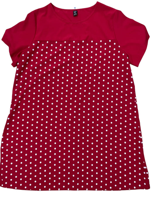 Dress Casual Midi By Shein In Red, Size:3