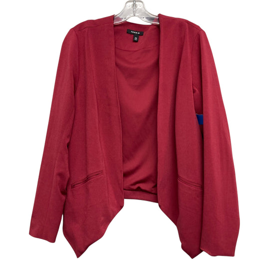 Blazer By Torrid In Red, Size:M