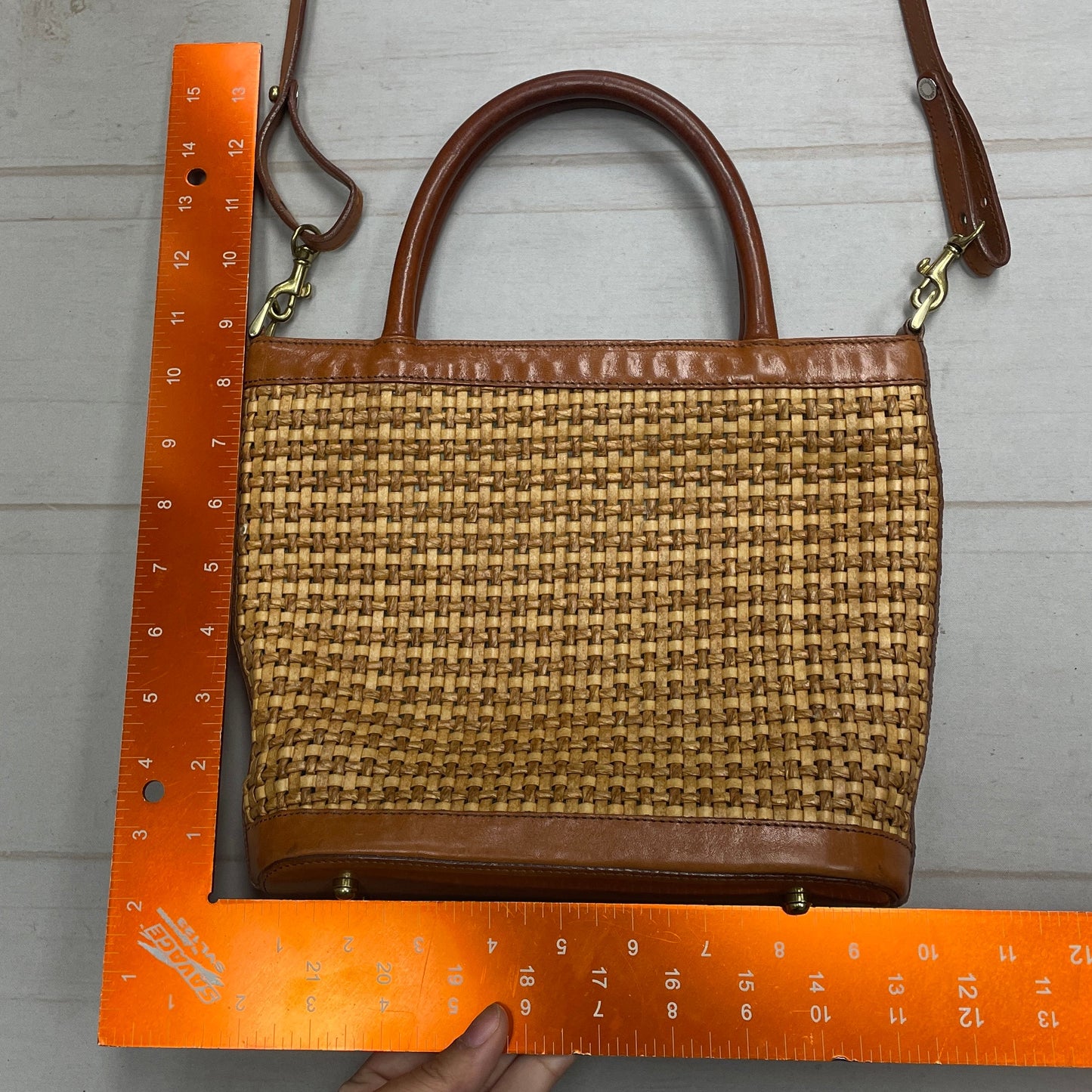 Crossbody Designer By Brahmin, Size: Medium