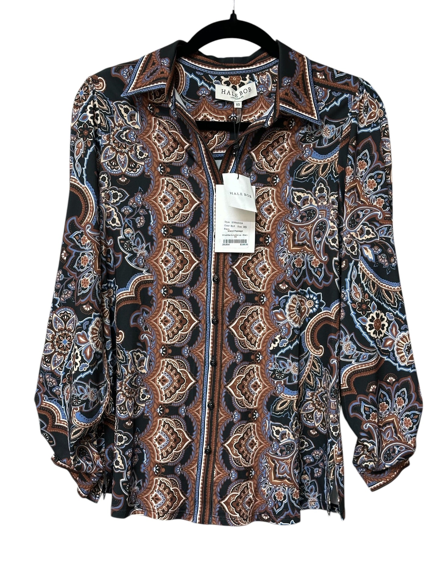 Top Ls By Hale Bob In Black & Brown, Size:Xs
