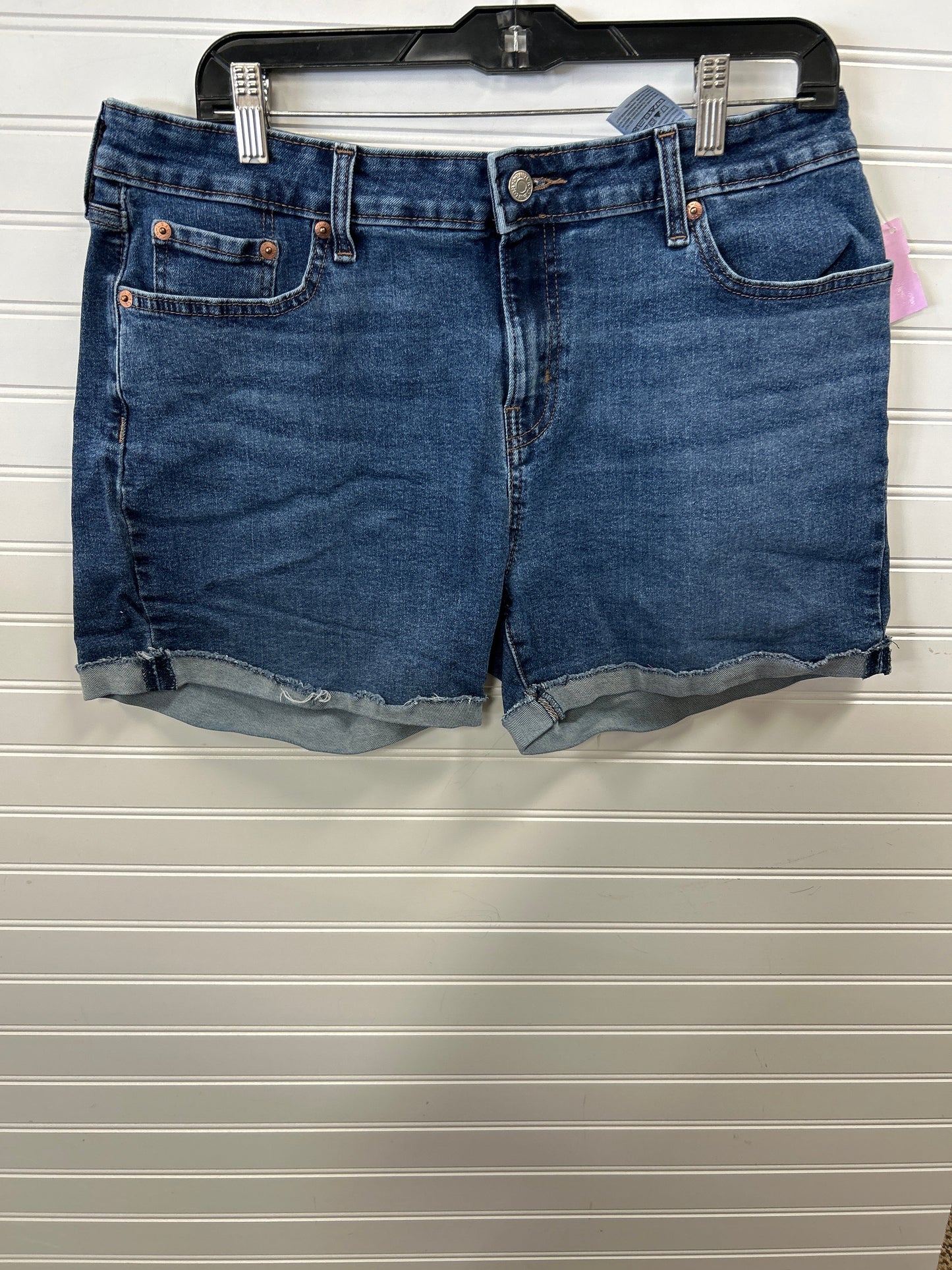 Shorts By Levis In Blue Denim, Size:14