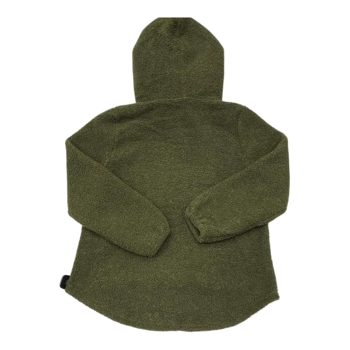 Jacket Faux Fur & Sherpa By Loft In Green, Size:L