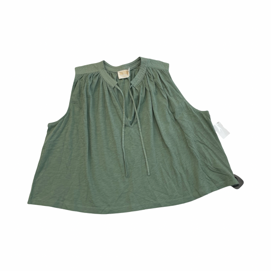 Top Sleeveless By Nation In Green, Size:S