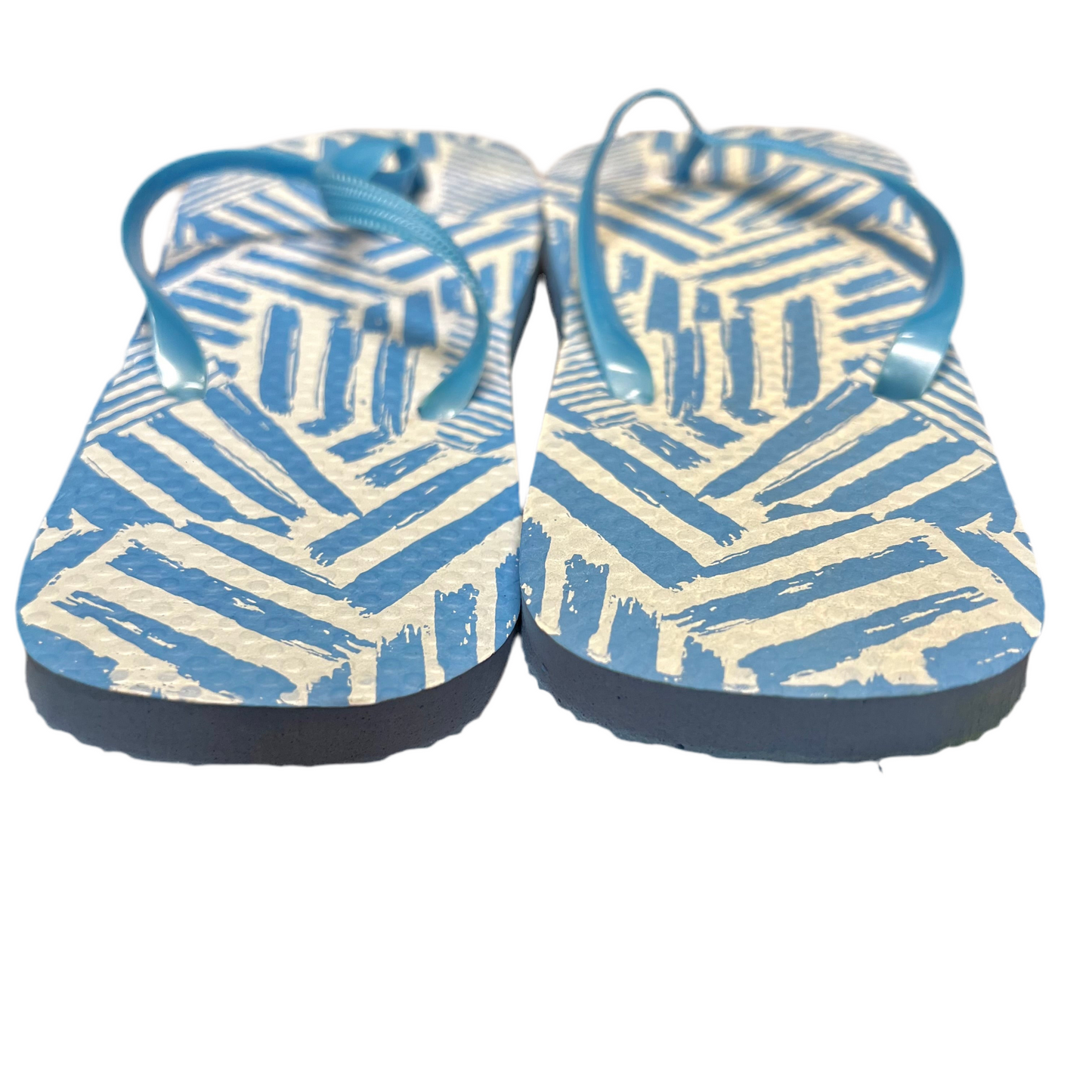 Sandals Flats In Blue, Size: 9