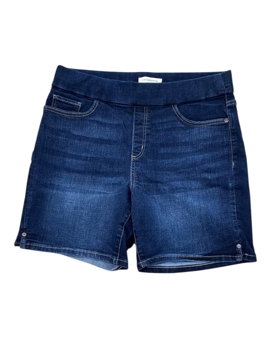 Shorts By Liz Claiborne In Blue Denim, Size:12