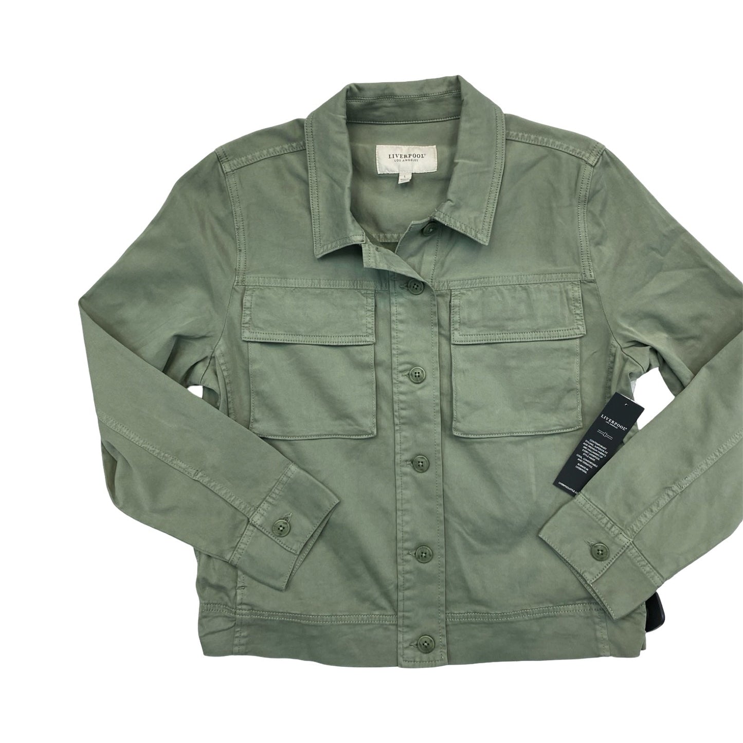 Jacket Other By Liverpool In Green, Size:L