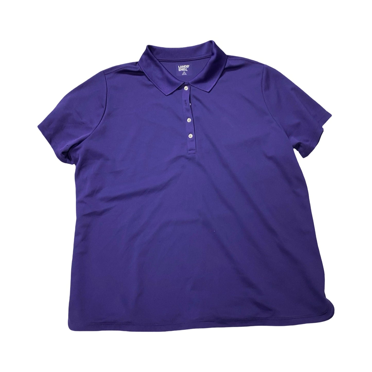Top Ss By Lands End In Purple, Size:2X