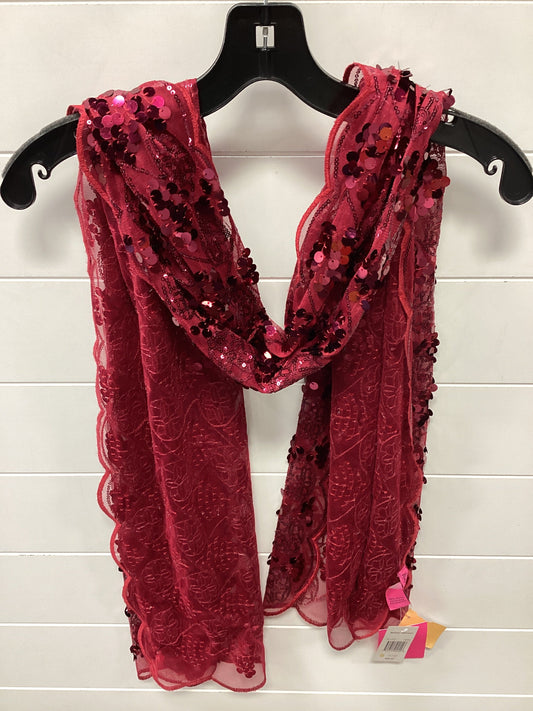 Scarf Long By Betsey Johnson In Red