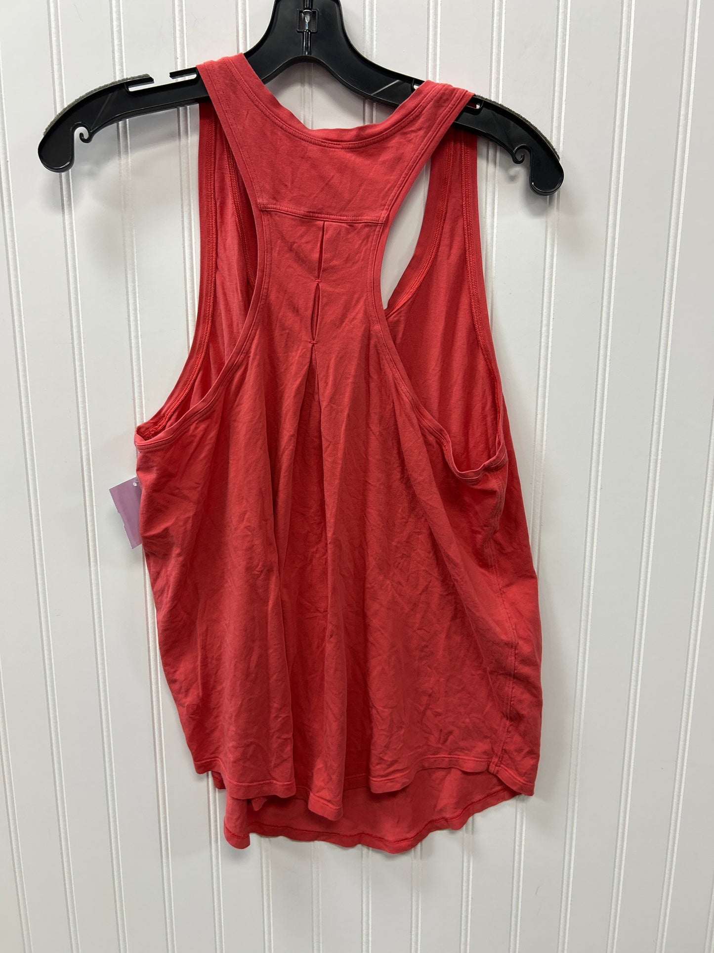 Athletic Tank Top By Lululemon In Orange, Size:L