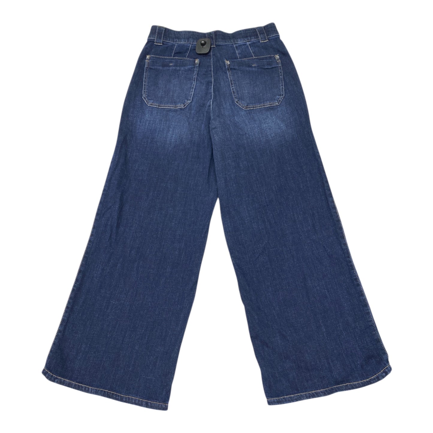 Jeans Wide Leg By Cmc In Blue Denim, Size:4