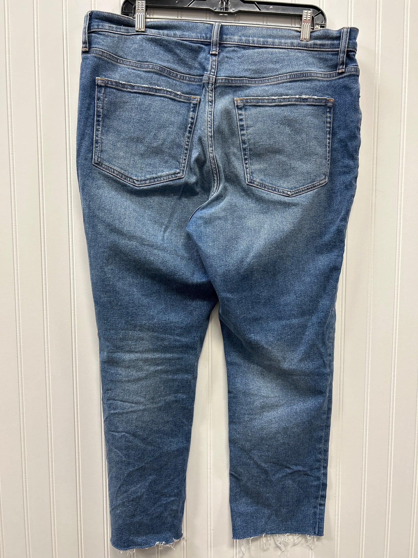Jeans Straight By J. Crew In Blue Denim, Size:12