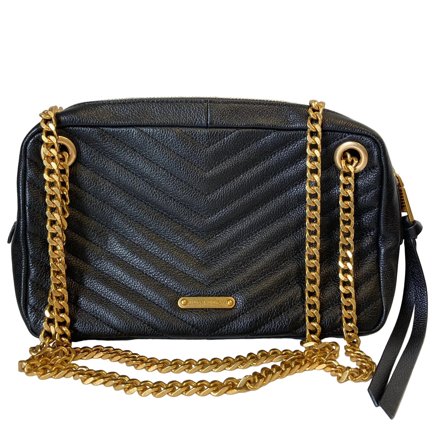 Handbag Designer By Rebecca Minkoff In Black, Size:Medium