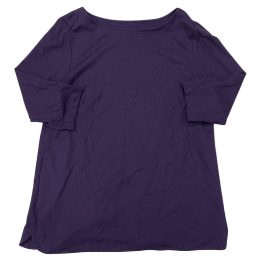 Top Ls By J. Jill In Purple, Size:Xl