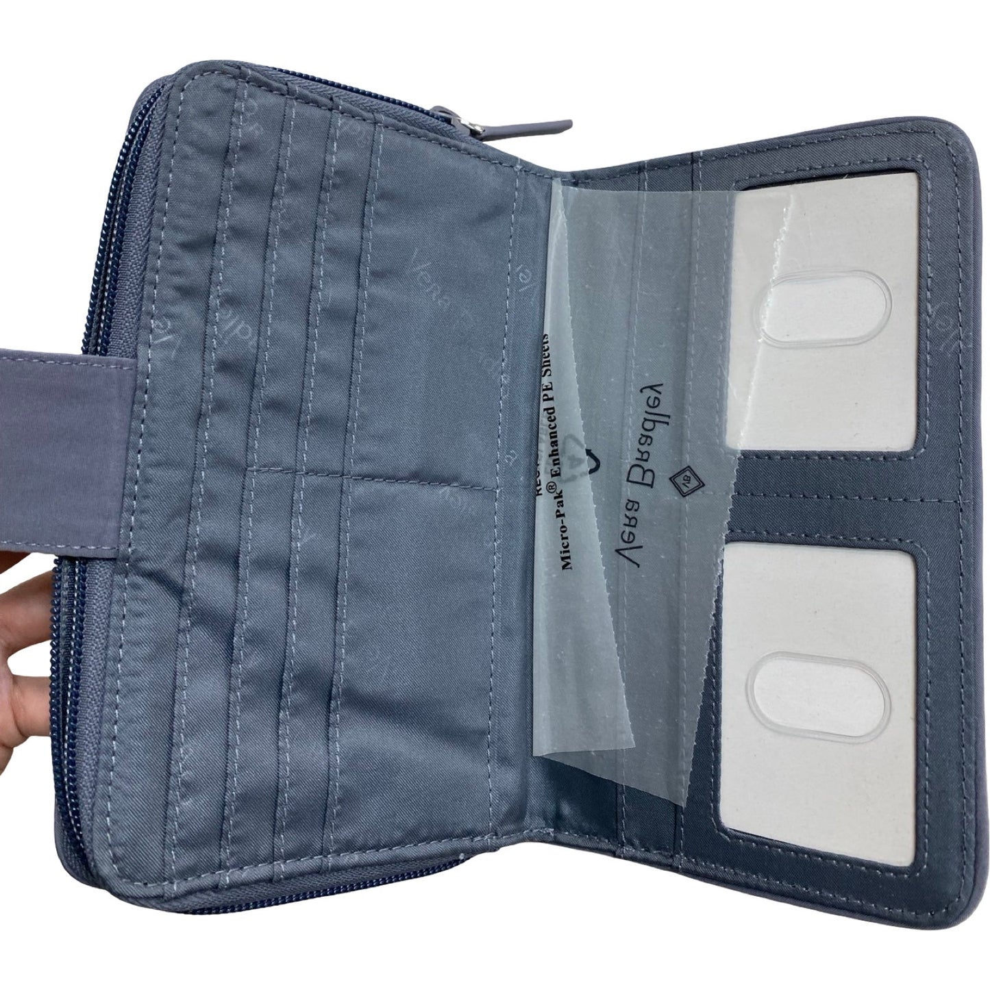 Wallet By Vera Bradley In Grey, Size:Medium