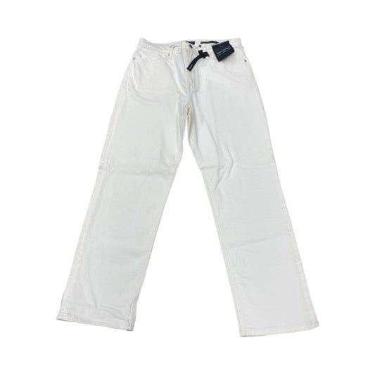 Jeans Straight By Banana Republic In Cream, Size:14L