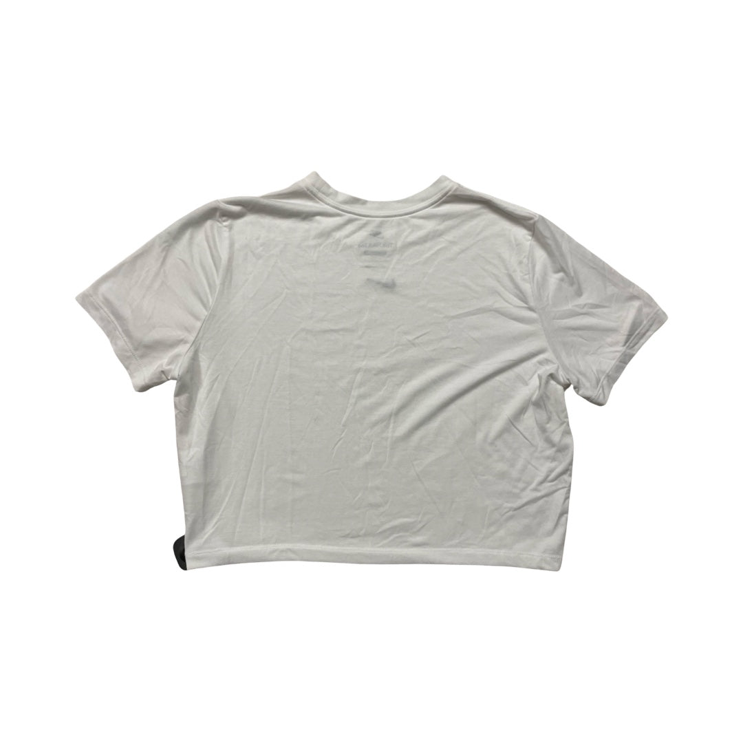 Athletic Top Ss By Nike In White, Size:Xl
