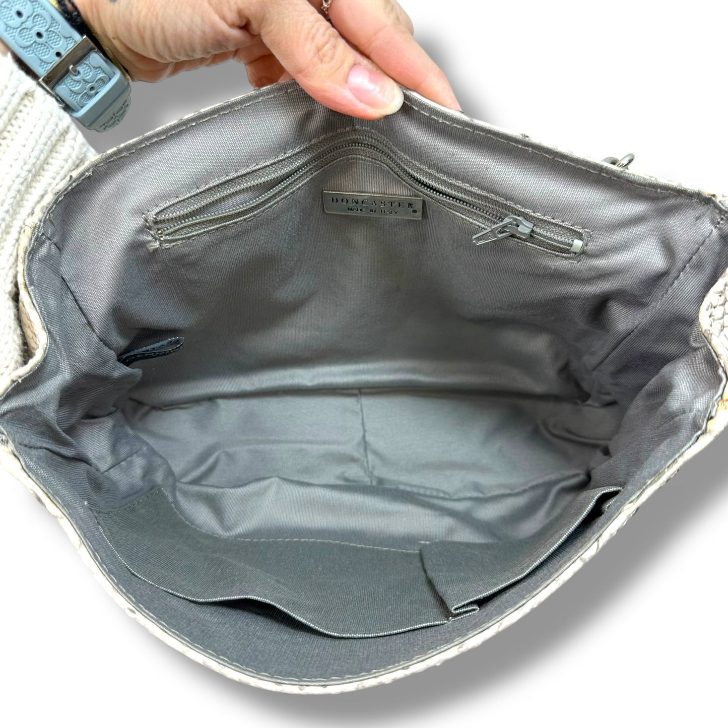 Handbag Designer By Doncaster, Size: Small