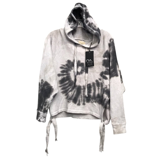 SWEATSHIRT HOODIE by CHASER In TIE DYE PRINT, Size: S