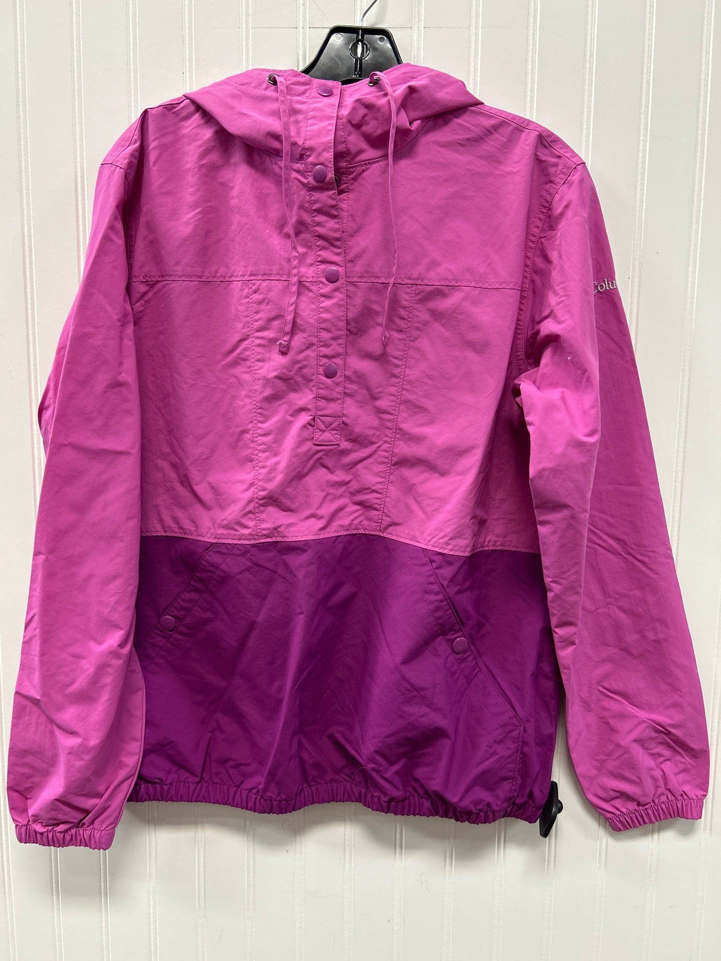 Coat Raincoat By Columbia In Purple, Size:M