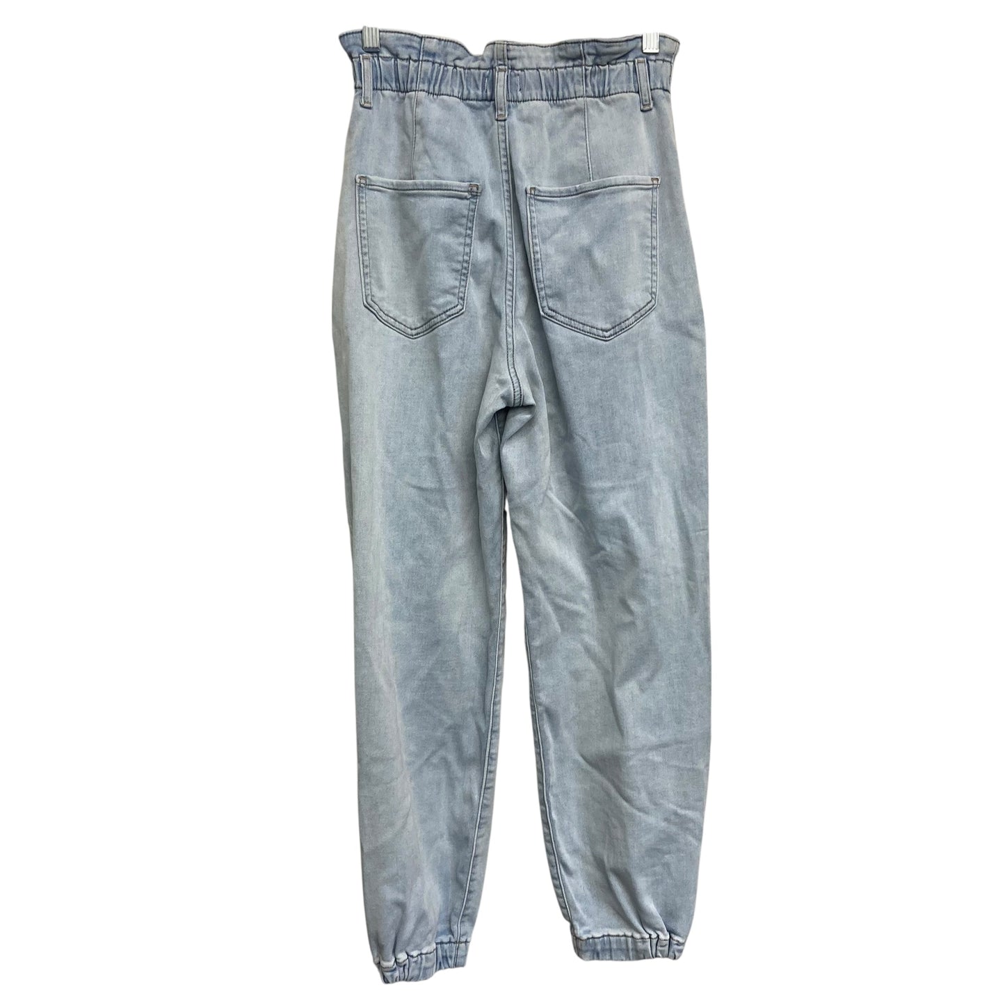 Jeans Cropped By Express In Blue Denim, Size:6