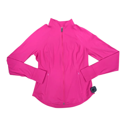 Athletic Jacket By Athleta In Pink, Size:M