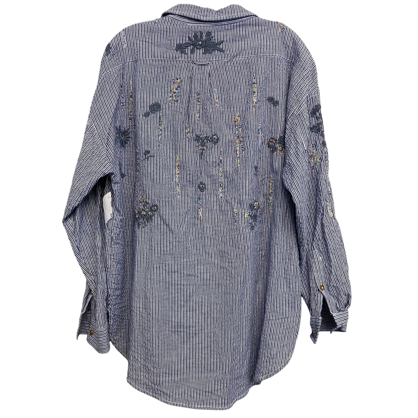 Top Ls By Pilcro In Striped Pattern, Size:M