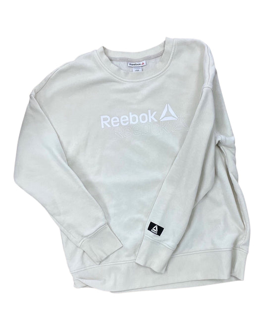 Sweatshirt Collar By Reebok In Cream, Size:L