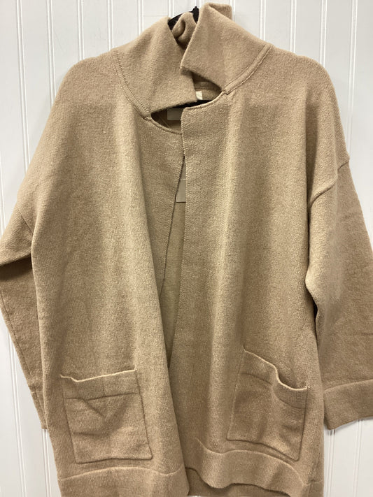 Sweater Cardigan By Thread And Supply In Tan, Size:L