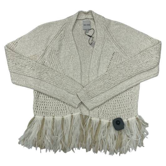 Sweater Cardigan By Nic + Zoe In Cream, Size:Xs