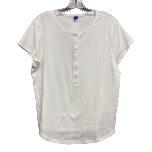 Top Ss Basic By Old Navy In White, Size:Xl