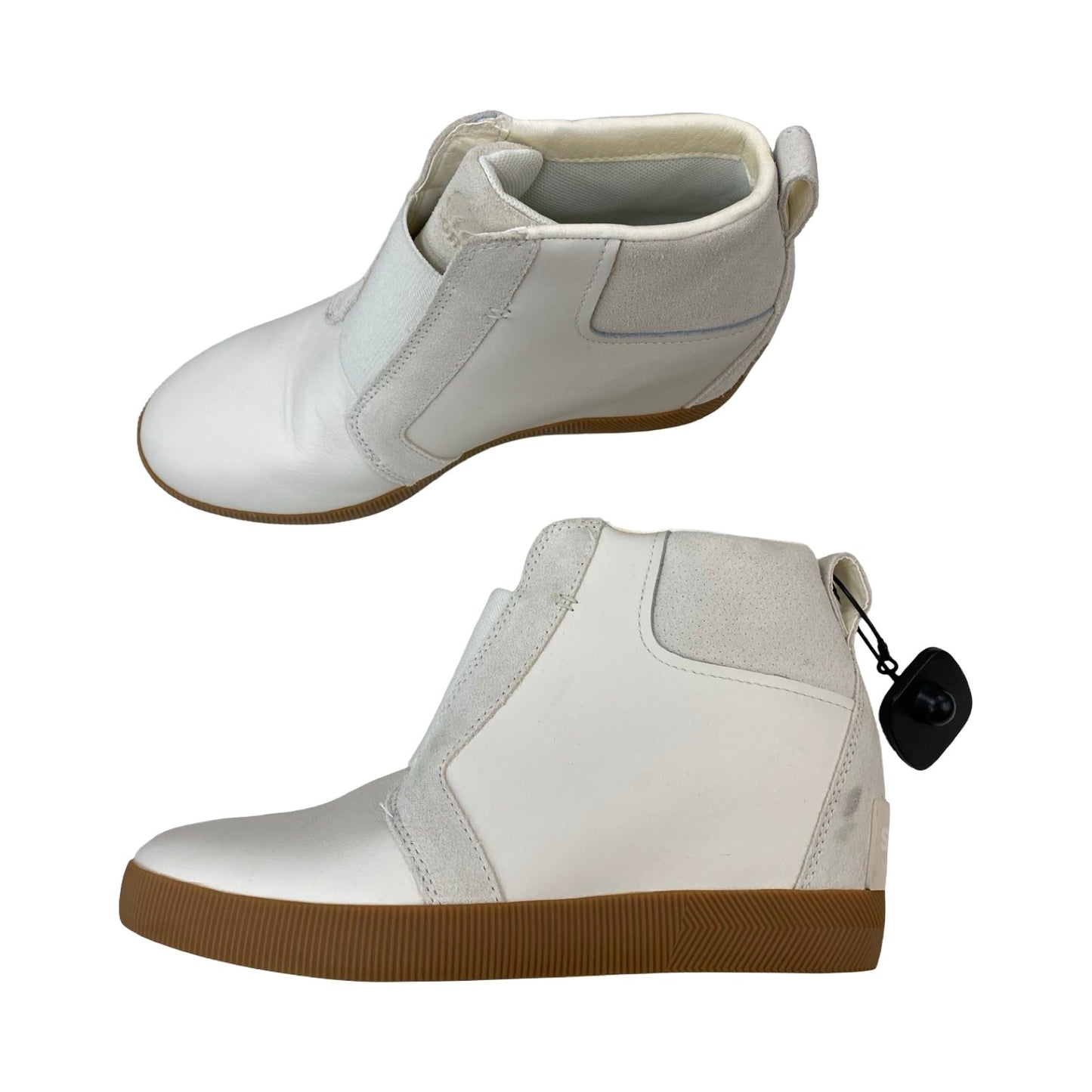 Boots Designer By Sorel In Cream, Size:9.5